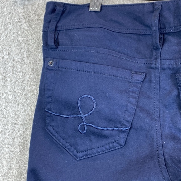 Lilly Pulitzer Worth skinny pant navy blue size 2 beachy preppy minimalist - Picture 12 of 15